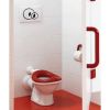 Sphinx 300 Kids S8H51101020 toiletzitting (kinderzitting) zonder deksel rood *niet meer leverbaar*