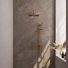 Brauer Edition 5-GG-063 thermostatische inbouw regendouche 3-weg omstelling SET 40 goud geborsteld PVD