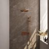 Brauer Edition 5-GK-175 thermostatische inbouw regendouche met drukknoppen SET 64 koper geborsteld PVD
