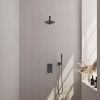 Brauer Edition 5-GM-052 thermostatische inbouw regendouche 3-weg omstelling SET 25 gunmetal geborsteld PVD