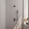Brauer Edition 5-GM-064 thermostatische inbouw regendouche 3-weg omstelling SET 37 gunmetal geborsteld PVD