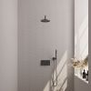Brauer Edition 5-GM-162 thermostatische inbouw regendouche met drukknoppen SET 51 gunmetal geborsteld PVD