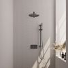 Brauer Edition 5-GM-173 thermostatische inbouw regendouche met drukknoppen SET 62 gunmetal geborsteld PVD