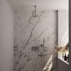 Brauer Edition 5-NG-164 thermostatische inbouw regendouche met drukknoppen SET 53 RVS geborsteld PVD