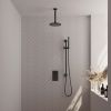 Brauer Edition 5-S-066 thermostatische inbouw regendouche 3-weg omstelling SET 41 mat zwart