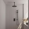 Brauer Edition 5-S-067 thermostatische inbouw regendouche 3-weg omstelling SET 42 mat zwart