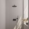 Brauer Edition 5-S-163 thermostatische inbouw regendouche met drukknoppen SET 52 mat zwart