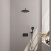 Brauer Edition 5-S-169 thermostatische inbouw regendouche met drukknoppen SET 58 mat zwart