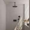 Brauer Edition 5-S-171 thermostatische inbouw regendouche met drukknoppen SET 60 mat zwart
