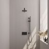 Brauer Edition 5-S-172 thermostatische inbouw regendouche met drukknoppen SET 61 mat zwart