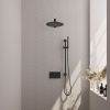 Brauer Edition 5-S-173 thermostatische inbouw regendouche met drukknoppen SET 62 mat zwart