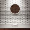 Clou Vale CL0302164 fontein 22cm zonder kranenbank mat wit keramiek