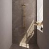 Brauer Carving 5-GG-087-1 opbouw thermostatische regendouche SET 01 goud geborsteld PVD