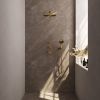 Brauer Carving 5-GG-104 thermostatische inbouw regendouche SET 08 goud geborsteld PVD