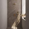 Brauer Edition 5-GG-058 thermostatische inbouw regendouche 3-weg omstelling SET 31 goud geborsteld PVD