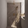 Brauer Edition 5-GG-072 thermostatische inbouw regendouche 3-weg omstelling SET 47 goud geborsteld PVD