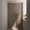 Brauer Edition 5-GG-165 thermostatische inbouw regendouche met drukknoppen SET 54 goud geborsteld PVD