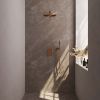 Brauer Edition 5-GK-053 thermostatische inbouw regendouche 3-weg omstelling SET 26 koper geborsteld PVD