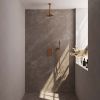 Brauer Edition 5-GK-054 thermostatische inbouw regendouche 3-weg omstelling SET 29 koper geborsteld PVD