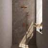 Brauer Edition 5-GK-063 thermostatische inbouw regendouche 3-weg omstelling SET 40 koper geborsteld PVD