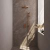 Brauer Edition 5-GK-065 thermostatische inbouw regendouche 3-weg omstelling SET 38 koper geborsteld PVD