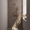 Brauer Edition 5-GK-174 thermostatische inbouw regendouche met drukknoppen SET 63 koper geborsteld PVD