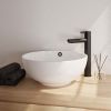 Brauer Edition 5-S-002-HD1 verhoogde opbouw wastafelmengkraan model E mat zwart