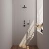 Brauer Edition 5-S-024 thermostatische inbouw regendouche SET 01 mat zwart