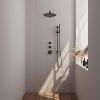 Brauer Edition 5-S-034 thermostatische inbouw regendouche SET 14 mat zwart