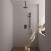 Brauer Edition 5-S-066 thermostatische inbouw regendouche 3-weg omstelling SET 41 mat zwart