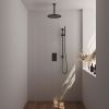 Brauer Edition 5-S-067 thermostatische inbouw regendouche 3-weg omstelling SET 42 mat zwart