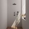 Brauer Edition 5-S-077 thermostatische inbouw regendouche SET 10 mat zwart