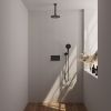 Brauer Edition 5-S-170 thermostatische inbouw regendouche met drukknoppen SET 59 mat zwart