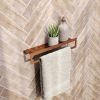 Brauer 5-GK-226 handdoekrek met planchet 40cm koper geborsteld pvd