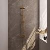 Brauer Carving 5-GG-087-1 opbouw thermostatische regendouche SET 01 goud geborsteld PVD