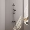 Brauer Carving 5-GM-087-2 opbouw thermostatische regendouche SET 02 gunmetal geborsteld PVD