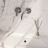 Brauer Edition 5-CE-083-B4-65 inbouw wastafelmengkraan met gebogen uitloop en rozetten model D2 chroom