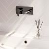 Brauer Edition 5-GM-083-S4 inbouw wastafelmengkraan met rechte uitloop en afdekplaat model D2 gunmetal geborsteld PVD