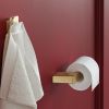 Geesa Shift Gold Brushed 919909-07-R toiletrolhouder zonder klep (rechts) geborsteld goud