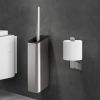 Geesa Shift Brushed Stainless Steel 919911-05-06 toiletborstel met houder muurbevestiging RVS geborsteld