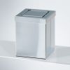 Decor Walther 0611176 DW 1130 afvalbak met swingdeksel 15x12x12cm RVS geborsteld