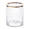 Decor Walther Crack 0933320 CR AB afvalbak craquelé glas/ goud