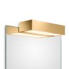 Decor Walther 0419882 BOX 1-25 N LED spiegellamp dimbaar 25x10cm mat goud