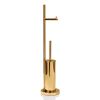 Decor Walther 0800220 DW 670 toiletborstelhouder / toiletrolhouder standaard goud