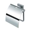 Geesa Nelio 680802 toiletrolhouder met klep chroom