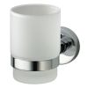 Haceka Kosmos 1115476 glashouder gesatineerd glas/ chroom