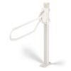 Handicare (Linido) LI2608000402 vloerstatief t.b.v. opklapbare toiletbeugel RVS gecoat wit