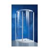 Koralle VarioPlus 2537361 ( L43357 ) linker glasbevestiging t.b.v. rails chroom