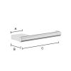 Smedbo Air AK3411 toiletrolhouder chroom