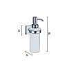 Smedbo House RX369 zeepdispenser wit